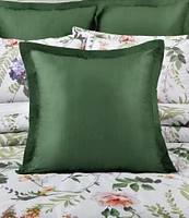 Piper & Wright Clara Green Flanged Square Pillow