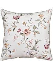 Piper & Wright Clarice Floral Patterned Reversible Square Pillow