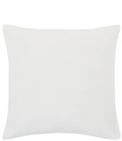 Piper & Wright Lillian Collection Jacquard-Framed Striped 16#double; Square Decorative Reversible Pillow