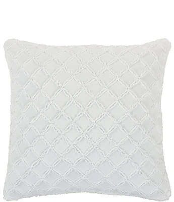 Piper & Wright Lillian Collection Lattice Pattern 20#double; Square Decorative Reversible Pillow