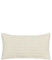 Piper & Wright Lillian Engineered All-Over Jacquard Striped Boudoir Decorative Pillow