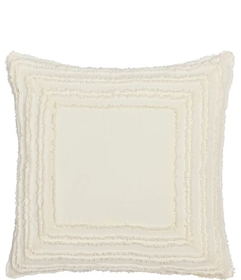 Piper & Wright Lillian Textured Jacquard Engineered Square Decorative Pillow