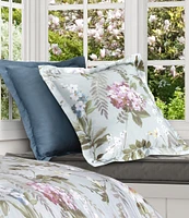 Piper & Wright Sara Collection Floral Cotton Decorative Square Pillow