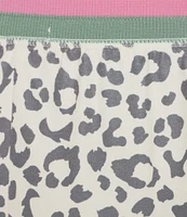 PJ Salvage Leopard Print Peachy Knit Coordinating Sleep Shorts