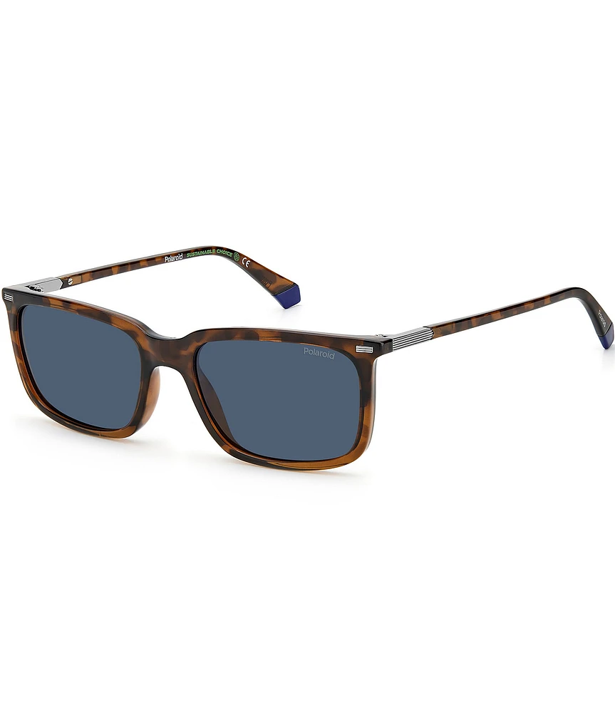 Polaroid Men's PLD2117S 55mm Havana Rectangle Sunglasses