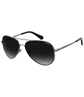 Polaroid Unisex Gradient Polarized Aviator Sunglasses