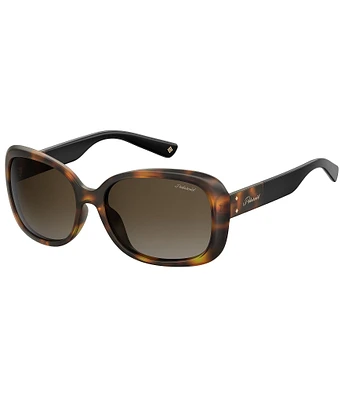 Polaroid Rectangular Polarized Sunglasses