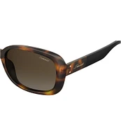 Polaroid Rectangular Polarized Sunglasses