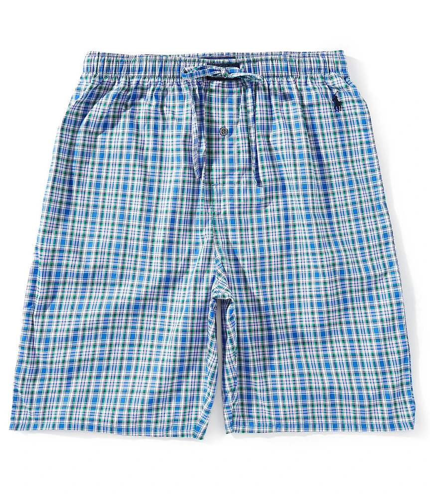 Polo Ralph Lauren Relaxed Fit Plaid Woven Sleep Shorts