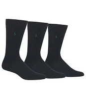 Polo Ralph Lauren Solid Dress Socks 3-Pack