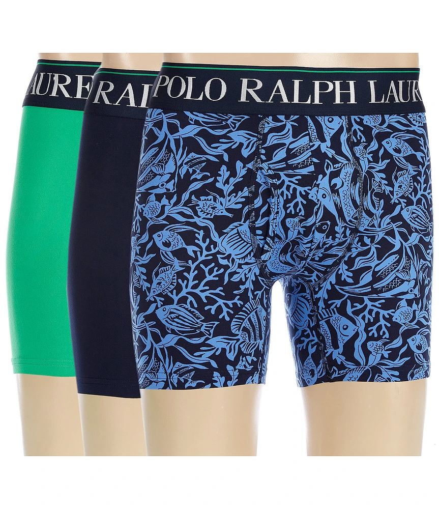 Polo Ralph Lauren 4D-Flex Cool Microfiber 3-Pack Boxer Briefs