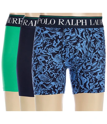 Polo Ralph Lauren 4D-Flex Cool Microfiber 3-Pack Boxer Briefs