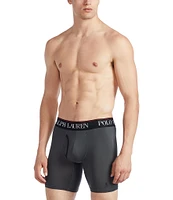 Polo Ralph Lauren 4D Flex Cooling Microfiber 6#double; Long Leg Boxer Brief 3-Pack