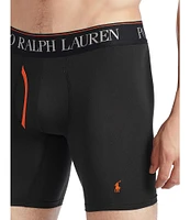 Polo Ralph Lauren 4D Flex Cooling Microfiber 6#double; Long Leg Boxer Brief 3-Pack