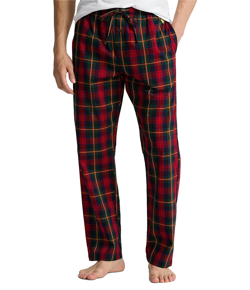 Polo Ralph Lauren A Vibrant Plaid Pattern Pajama Pants