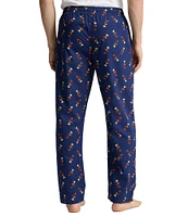 Polo Ralph Lauren Allover Iconic Polo Bear Print Broadcloth Pajama Pants