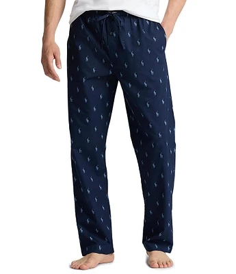 Polo Ralph Lauren Allover Pony Print Broadcloth Pajama Pants