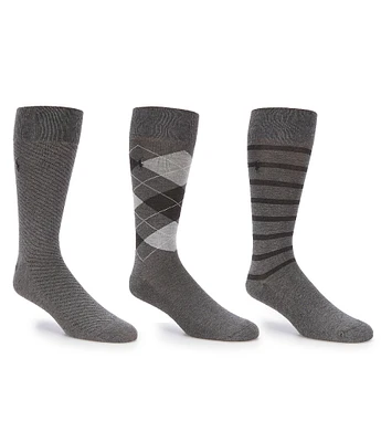 Polo Ralph Lauren Argyle Crew Socks 3-Pack