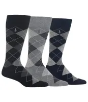 Polo Ralph Lauren Assorted Argyle Dress Socks 3-Pack