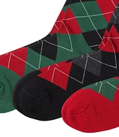 Polo Ralph Lauren Assorted Argyle Dress Socks 3-Pack