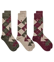 Polo Ralph Lauren Assorted Argyle Dress Socks 3-Pack