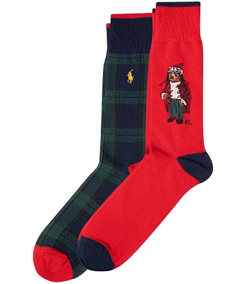 Polo Ralph Lauren Artic Holiday Bear Slack 2-Pack