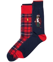 Polo Ralph Lauren Artic Holiday Bear Socks 2-Pack