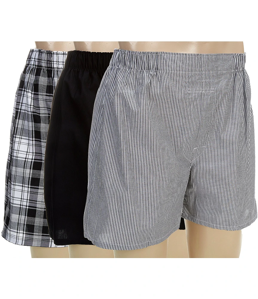 Polo Ralph Lauren Assorted Pattern Woven Boxers 3-Pack