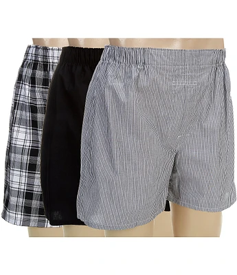 Polo Ralph Lauren Assorted Pattern Woven Boxers 3-Pack