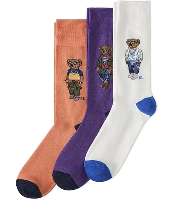 Polo Ralph Lauren Bears 3-Pack Trouser Socks