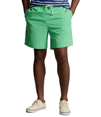 Polo Ralph Lauren Big & Tall 6.5#double; and 7.5#double; Inseam Traveler Swim Trunks