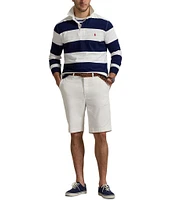 Polo Ralph Lauren Big & Tall 9.5#double; and 10.5#double; Inseam Stretch Classic Fit Twill Shorts