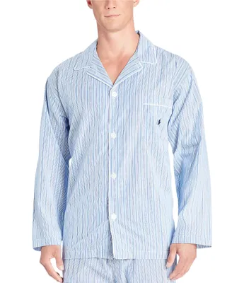 Polo Ralph Lauren Big & Tall Andrew Stripe Long Sleeve Pajama Top
