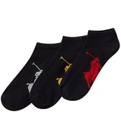 Polo Ralph Lauren Big & Tall Big Pony Low-Cut Socks 3-Pack