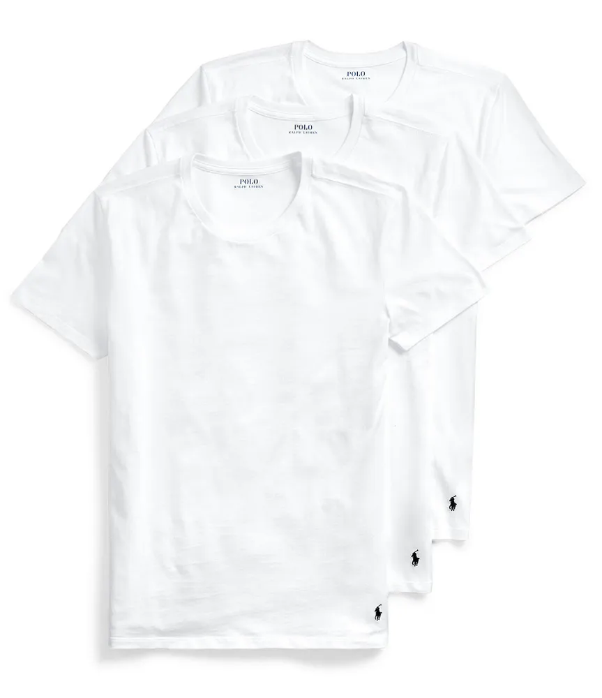 Polo Ralph Lauren Big & Tall Classic Fit Crew 3-Pack Tees