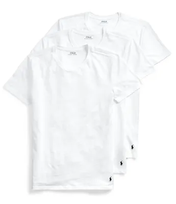 Polo Ralph Lauren Big & Tall Classic Fit Crew 3-Pack Tees