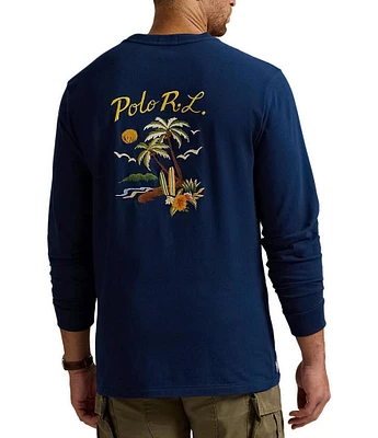 Polo Ralph Lauren Big & Tall Classic Fit Embroidered Jersey Long Sleeve T-Shirt