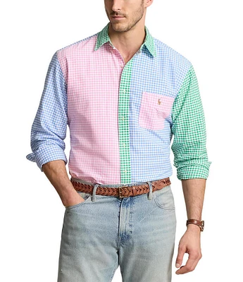 Polo Ralph Lauren Big & Tall Classic-Fit Gingham Oxford Long Sleeve Woven Shirt