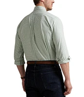 Polo Ralph Lauren Big & Tall Classic Fit Gingham Stretch Poplin Long Sleeve Woven Shirt
