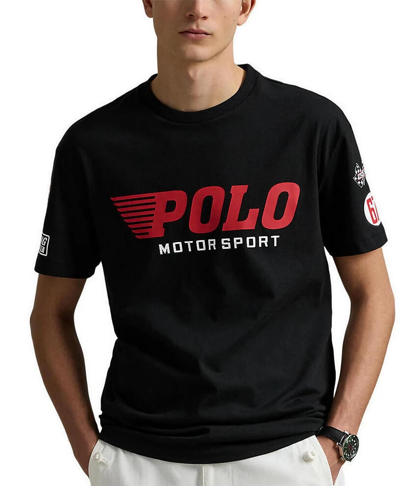 Polo Ralph Lauren Big & Tall Classic Fit Motorsport Graphic Jersey Short Sleeve T-Shirt