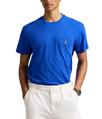 Polo Ralph Lauren Big & Tall Classic Fit Jersey Pocket Crewneck T-Shirt