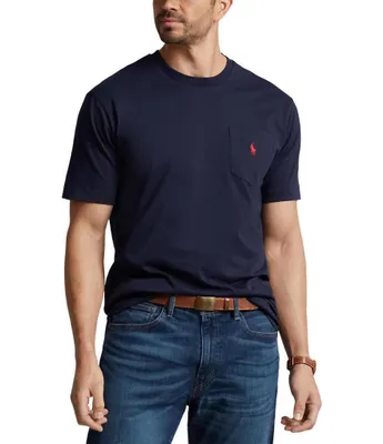 Polo Ralph Lauren Big & Tall Classic Fit Jersey Pocket Crewneck T-Shirt