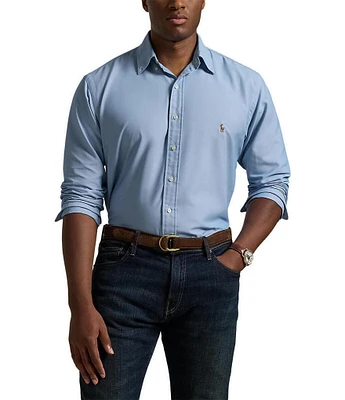 Polo Ralph Lauren Big & Tall Classic Fit Performance Stretch Oxford Long Sleeve Woven Shirt