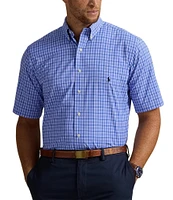 Polo Ralph Lauren Big & Tall Classic Fit Performance Stretch Twill Short Sleeve Woven Shirt