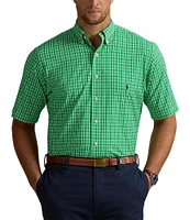 Polo Ralph Lauren Big & Tall Classic Fit Performance Stretch Twill Short Sleeve Woven Shirt