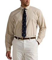Polo Ralph Lauren Big & Tall Classic Fit Plaid Pattern Stretch Poplin Long Sleeve Woven Shirt