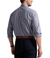 Polo Ralph Lauren Big & Tall Classic Fit Plaid Pattern Stretch Poplin Long Sleeve Woven Shirt