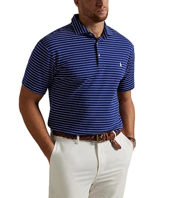 Polo Ralph Lauren Big & Tall Classic Fit Soft Cotton Stripe Short Sleeve Polo Shirt
