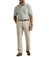 Polo Ralph Lauren Big & Tall Classic Fit Striped Oxford Mesh Short Sleeve Polo Shirt