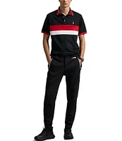 Polo Ralph Lauren Big & Tall Classic Fit Racing Striped Soft Cotton Short Sleeve Polo Shirt